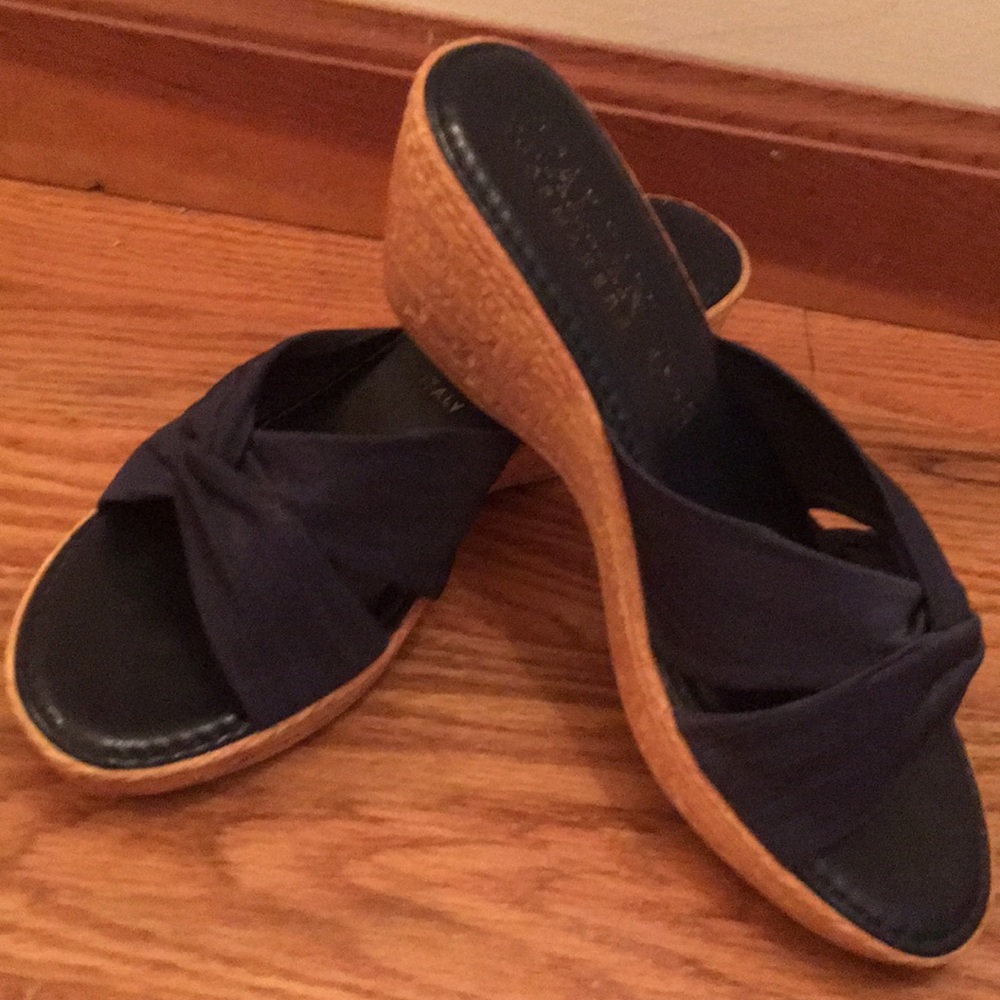 Navy Sandals